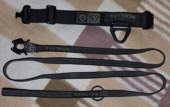 Vodítko 2m a obojek K9 THORN