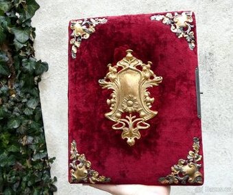 Alba na kabinetní fotografie, secesní fotoalbum