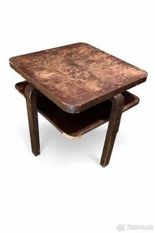 Art deco stolek původní stav, před renovací