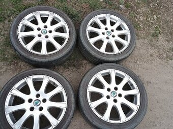 5x112 17 ALU kola letní pneumatiky 225 45 17 lité ráfky ....