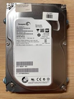Hard disk Seagate 500GB 3,5" - pevný disk