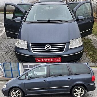 VW SHARAN WEBASTO 1,9 TDi 6kv. 7 MÍST REZERVACE
