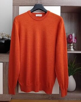 Tchibo pánský lehký svetr vel. M/L 100% Merino vlna