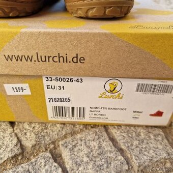 Prodám dětské zimní boty zn. Lurchi vel.31, cena 500 kč