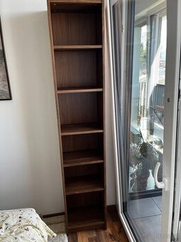 Knihovna Billy ikea ořech úzká