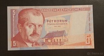5 korún / 5 schilling Porsche