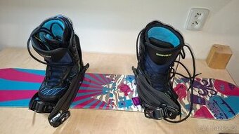 SET Dětský snowboard 110cm + Boty Gravity vel. 34/35
