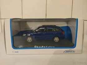 Abrex Škoda Fabia II combi modrá (Ne Kaden)