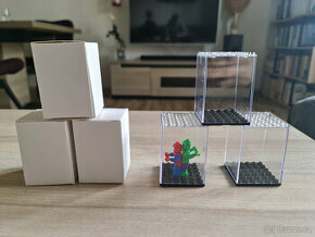 "Lego" průhledné boxy na panáčky nové /balíkovna 30kč - 1
