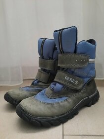 Kožené zimni kvalitní boty značky FARE vel 35