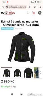 Damska moto bunda TXR Vesper -plati do smazani