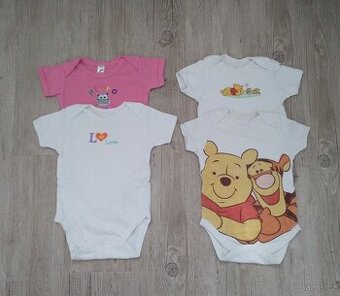 Letní bodýčka zn.Disney vel.86/92 4ks