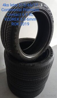 2ks letní  215/45/ R17 Y XL Continental  Premium Contact 6