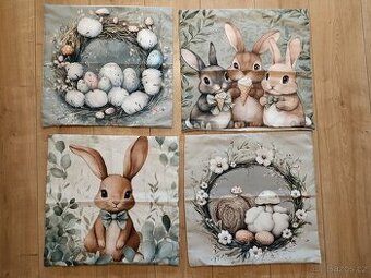 Velikonoční potah na polštář 45x45cm