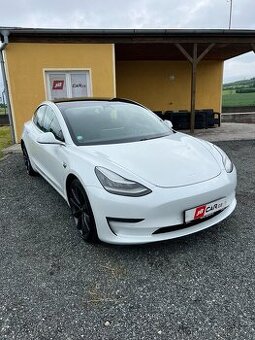 Tesla Model 3, PERFORMANCE AWD 1.M DPH ZÁRUKA