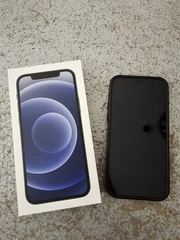 iPhone 12 64 GB Black – originální krabička, kryt Burga