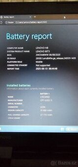 Lenovo V310-15IKB 80T3 baterie 87% stav A+ - 1