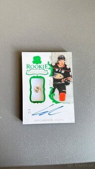 Leo Carlsson 2023-24 The Cup Rookie Auto Button #2/3 – Auto - 1