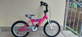 Nové - lehké dětské kolo Pidapi 16" DURAL růžová/magenta
