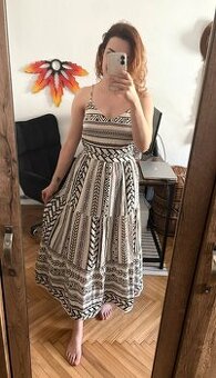 Bavlněné maxi šaty DICTHE, Vero moda, vel. 38