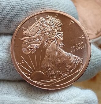 Investiční Měděná mince 1 unce - Liberty