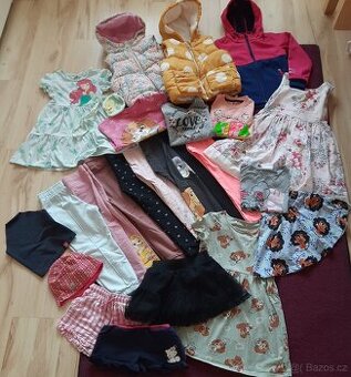 Dívčí balík do školky, vel.104/110, cca 24ks