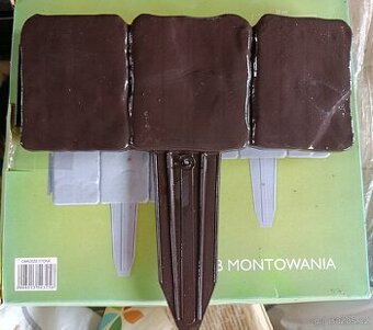 Zahradní plastový obrubník 2,5m