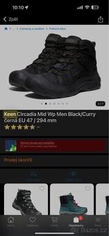 Turistické boty 47