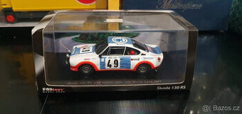 PRODÁM - model Škoda 130RS Rally Monte Carlo 1977 1:43 Spark