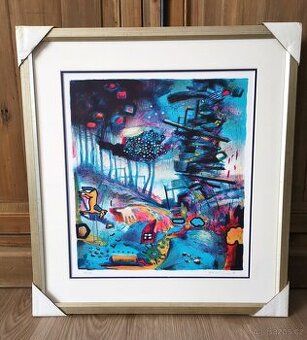 Obraz Vladimír Větrovský litografie