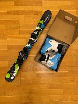 Dětské carvingové lyže Elan Maxx 90 + přeskáče Dallbelo CX