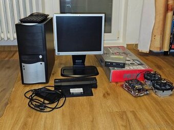 PC Intel E6500, monitor, RC model