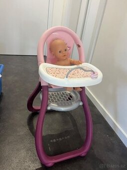 Jídelní židlička pro panenky