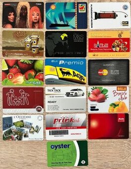 Prodám sbírku zákaznických karet