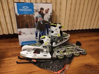 Brusle 2v1 WORKER Naare, velikost m (37-40)