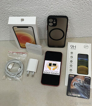🍏 Apple iPhone 12 MINI 128GB - Red (12m. ZÁRUKA) + DÁRKY