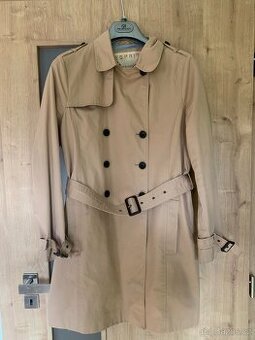 Dámský kabát trenčkot béžový Esprit vel. 42