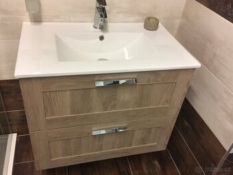 NOVÉ AMIA spodní skříňka vč. umyvadla SLIM 76x47 cm