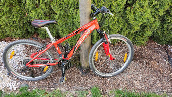 Dětské kolo Specialized Hotrock 24 červené