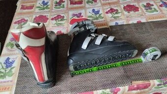 Kožené retro dětské lyžáky Botas