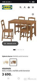 Prodam set stul a zidle zanovni( praslavice)