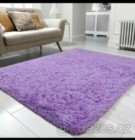 Hunňatý přìjemný koberec 80x160