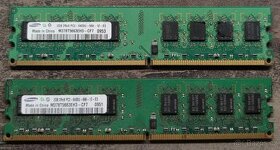 Operační paměť RAM 2GB Samsung DDR2-800MHz