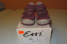 Dětská kotníčková celoroční obuv S1664 - fialová - ESSI