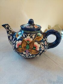 Keramická čajová sada  Uzbekistán-ručně malovaná