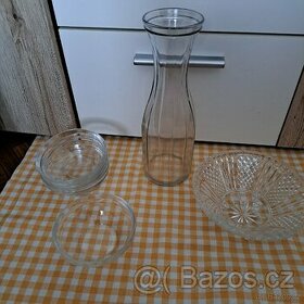 Misky sklo a váza - 1