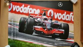 Heikki Kovalinen McLaren Mercedes velký plakát F1