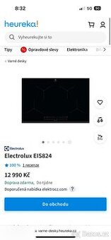 Indukční deska Electrolux EIS824