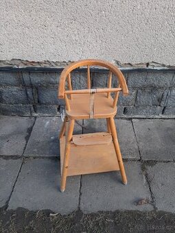 Dřevěná židle retro - 1