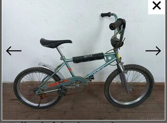 Scházím staré retro bmx